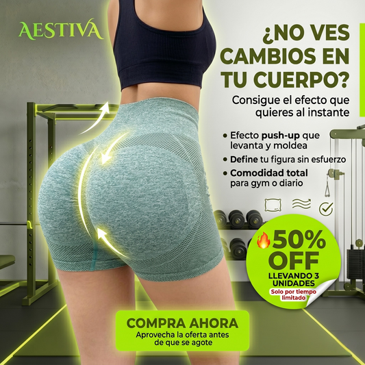 Leggings Corto Elástico con Push Up, Realza tu figura al instante con estilo
